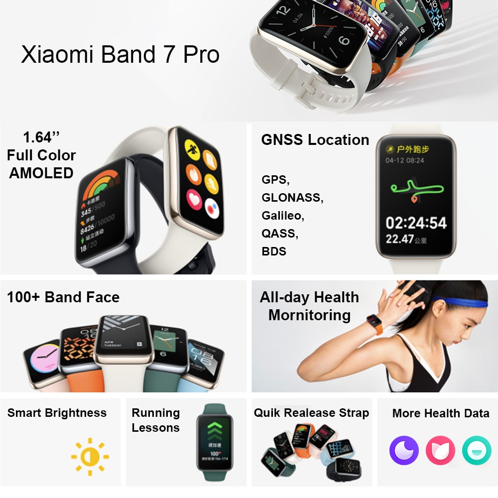 New-Xiaomi-Mi-Band-7-Pro-With-GPS-Smart-Bracelet-AMOLED-Screen-Blood-Oxygen-Fitness-Traker