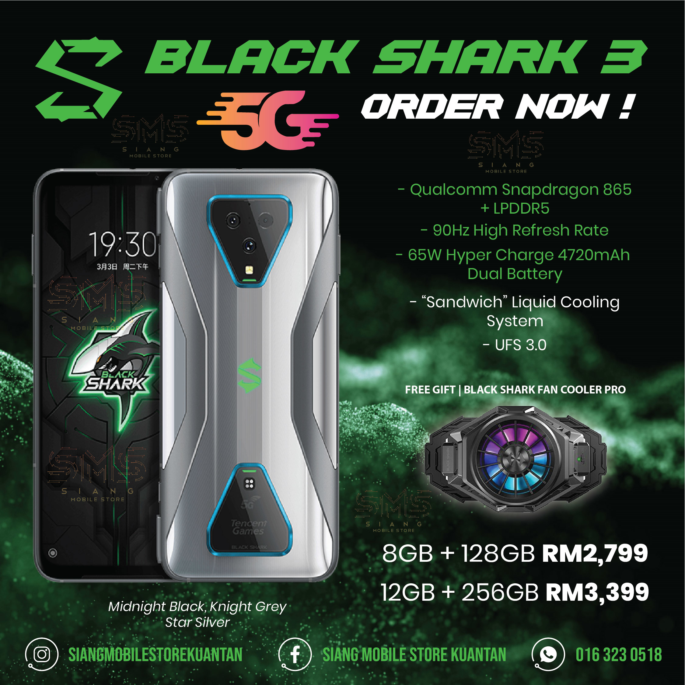 Black Shark 3 (5G) – SIANG MOBILE STORE