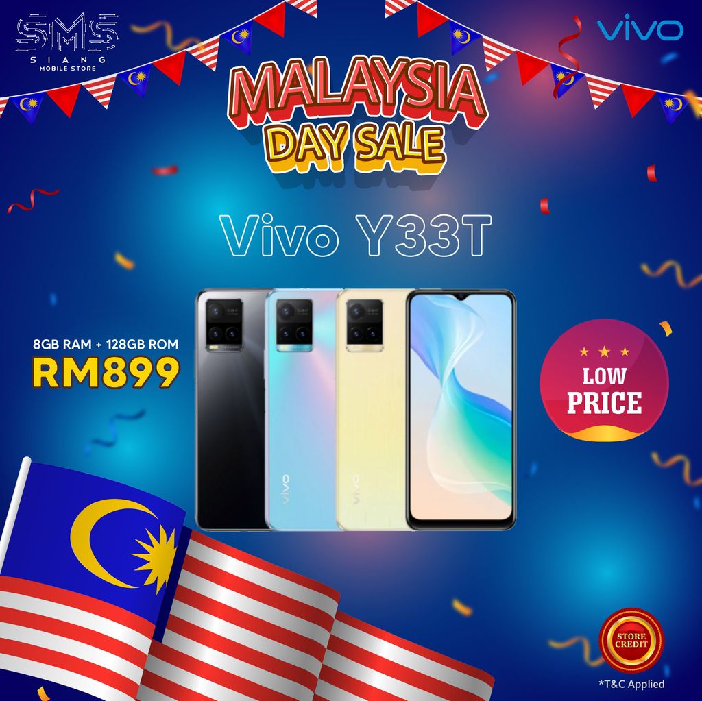 Vivo Y33T -ONLINE MALAYSIA DAY