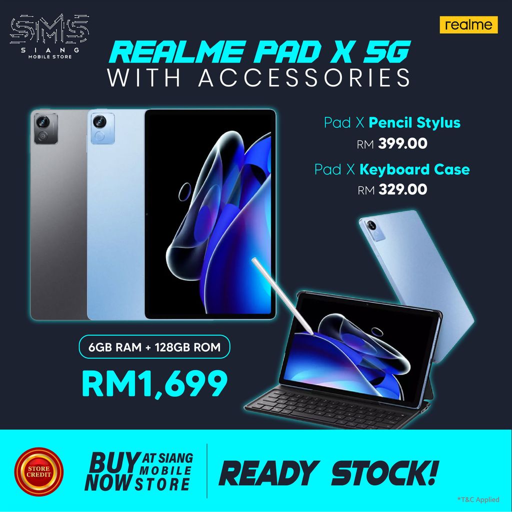 Realme Pad X dgn -KEYBOARD-PEN