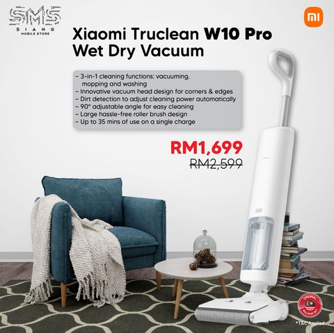 Xiaomi Robot Vacuum X10+ & Truclean W10 Wet Dry Vacuum Series