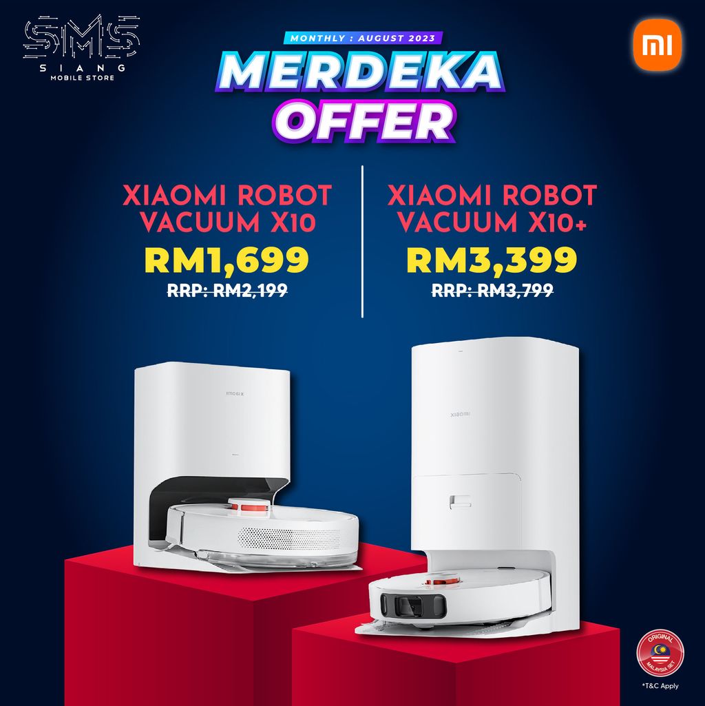 MERDEKA OFFER - Xiaomi Vacuum X10 Series