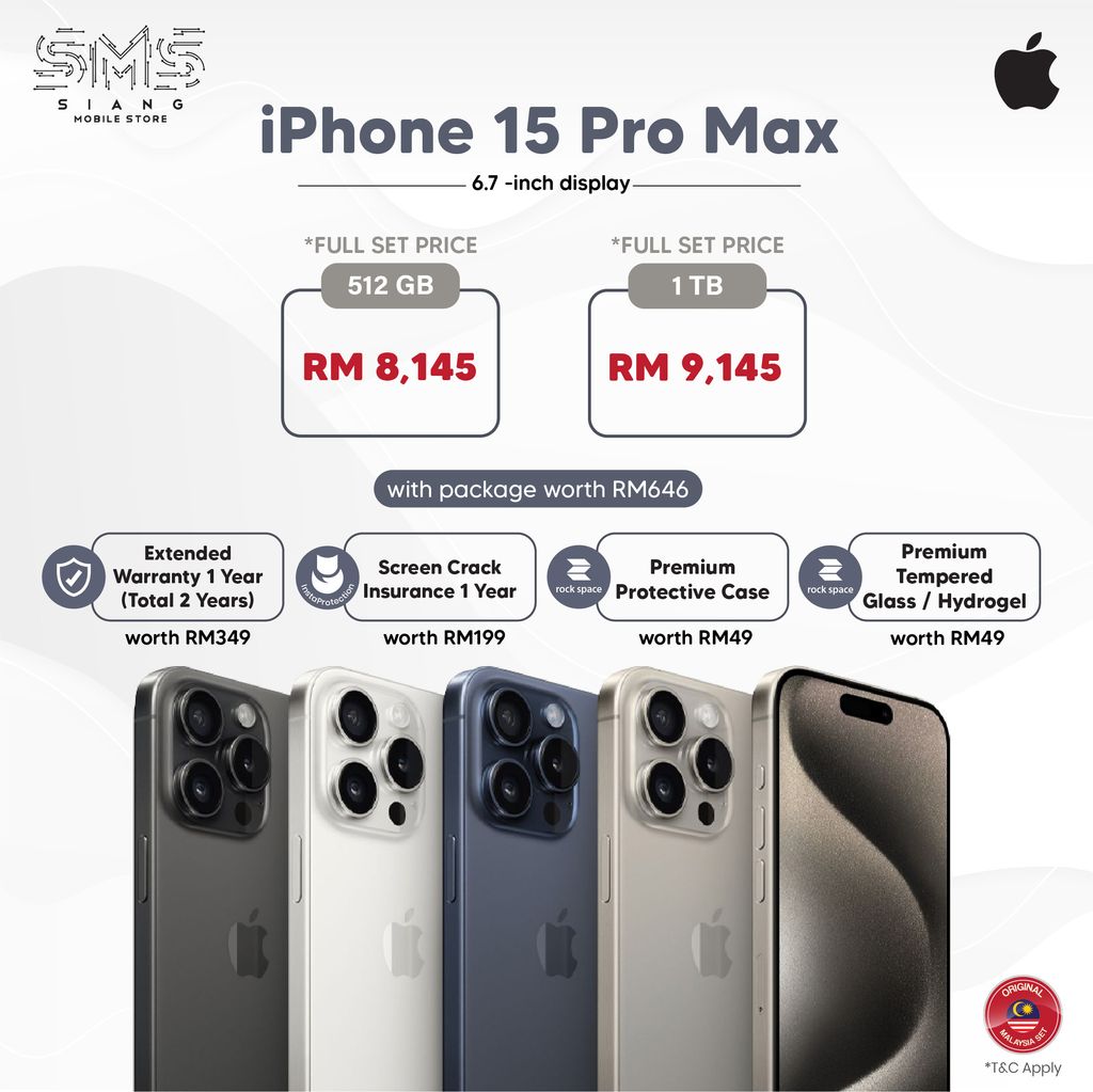 Iphone 15 Pro Max - PACKAGE 2