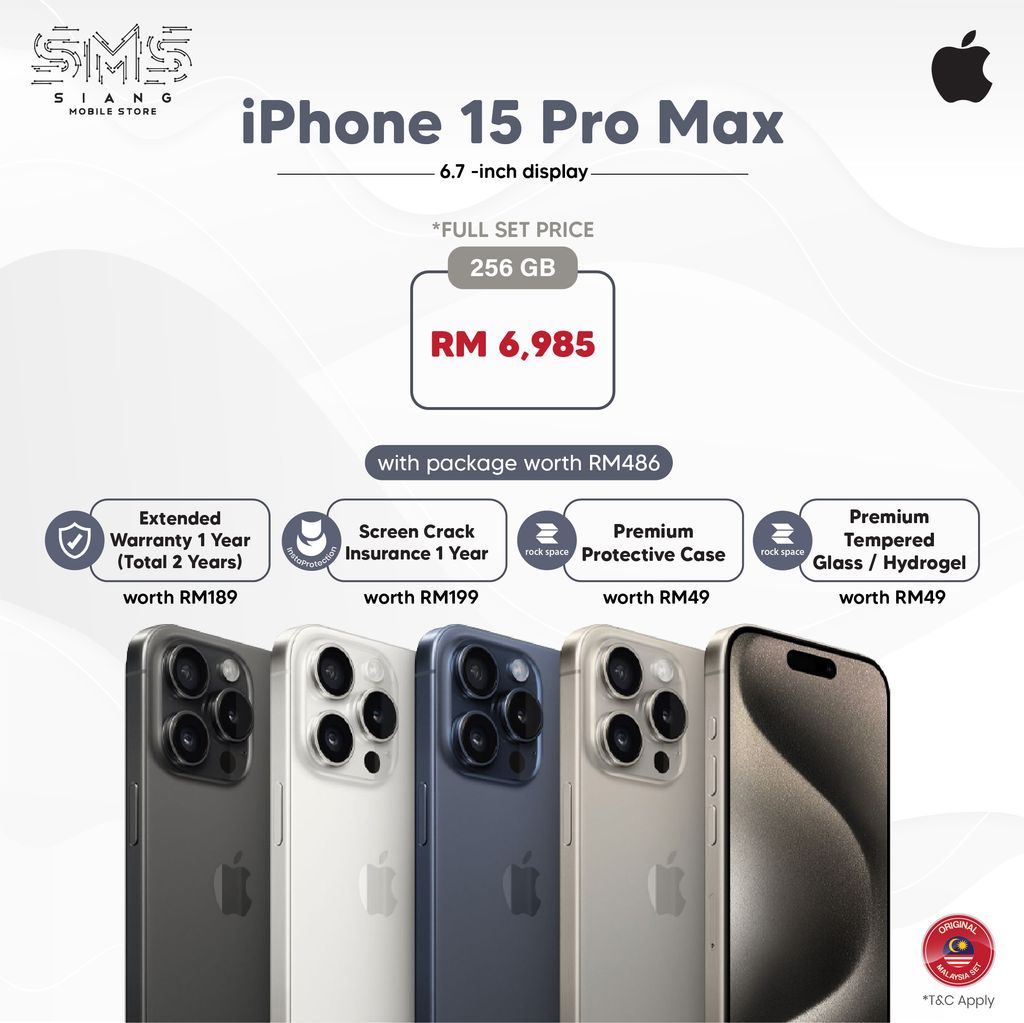 Iphone 15 Pro Max - PACKAGE 1