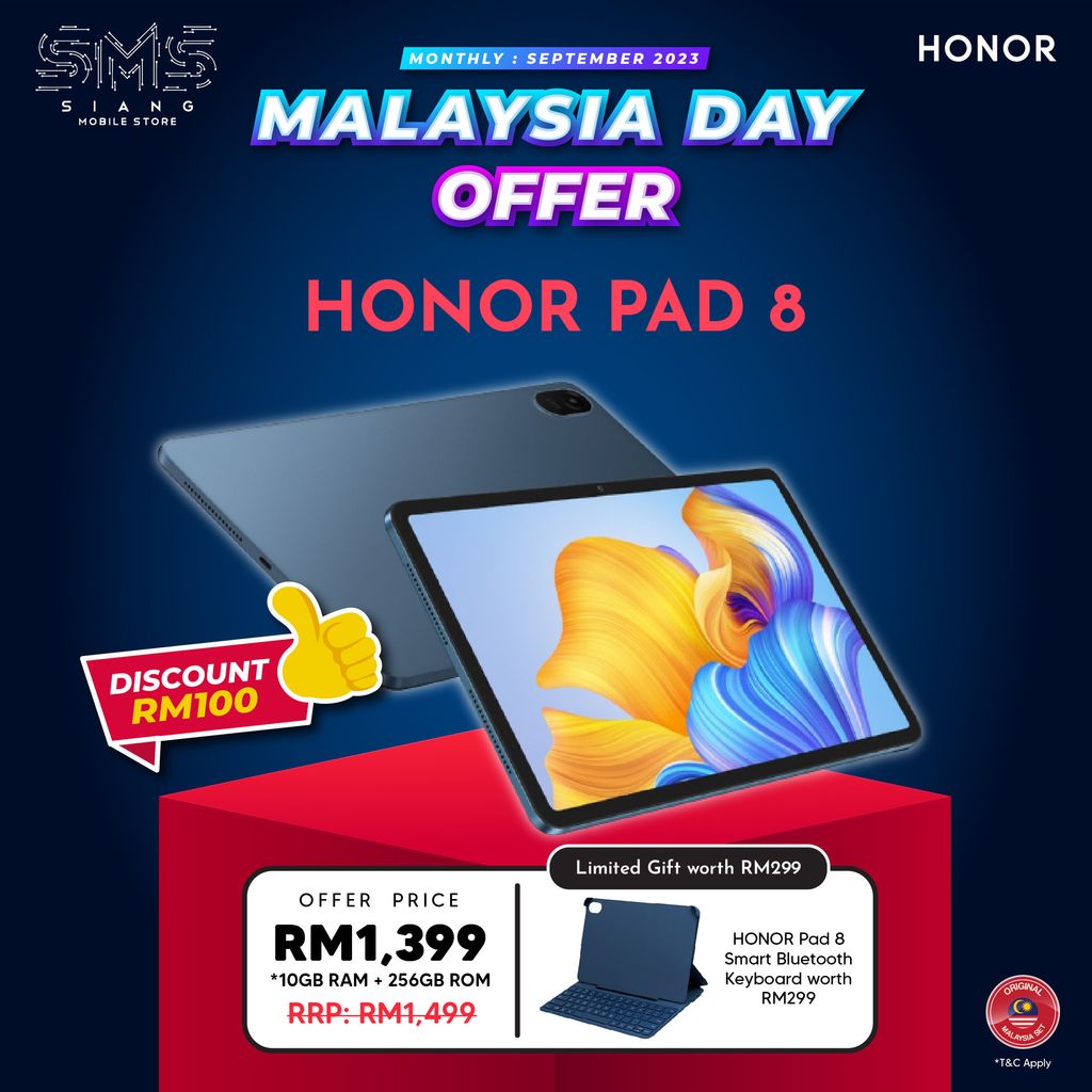 MALAYSIA OFFER - HONOR PAD 8 