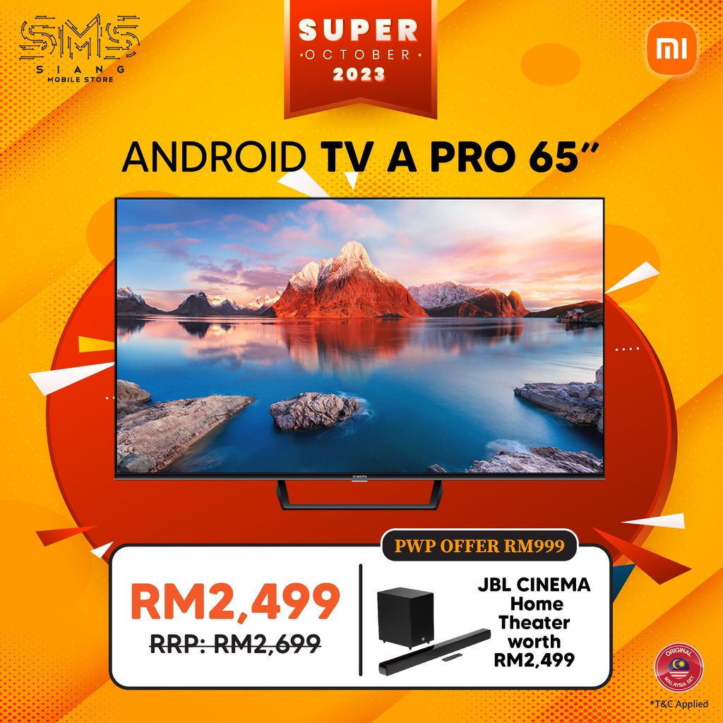 SUPER OCTOBER - Xiaomi TV A Pro 65-inci 