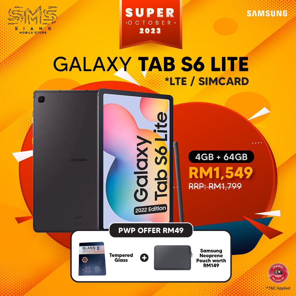 SUPER OCTOBER -Galaxy Tab S6 Lite 2022