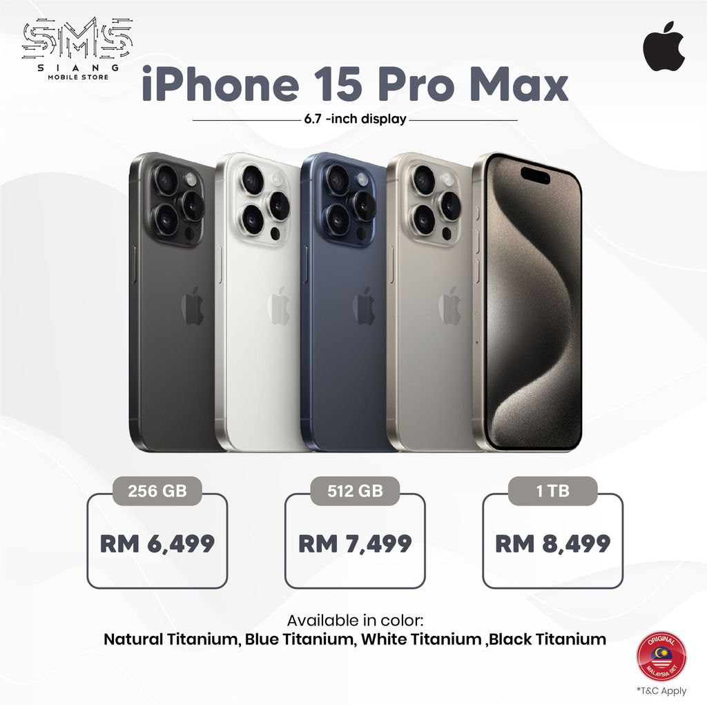 Iphone 15 Pro Max - OFFICIAL