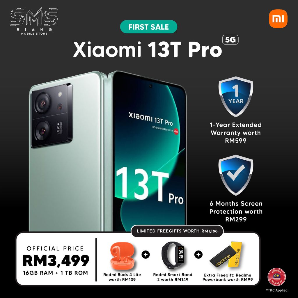 Xiaomi 13T PRO 5G -FIRST SALE -1TB
