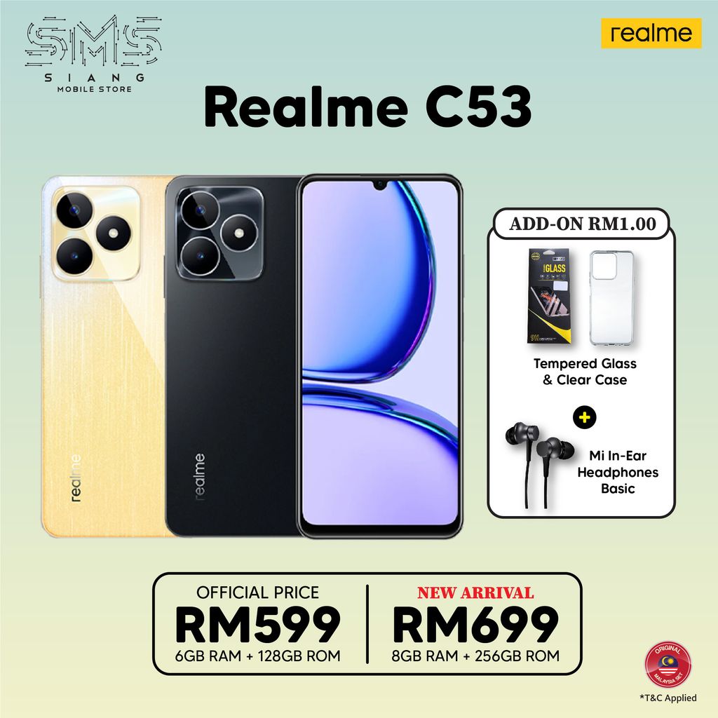 New Realme C53 With Larger Memory Configuration Now Available For RM699 