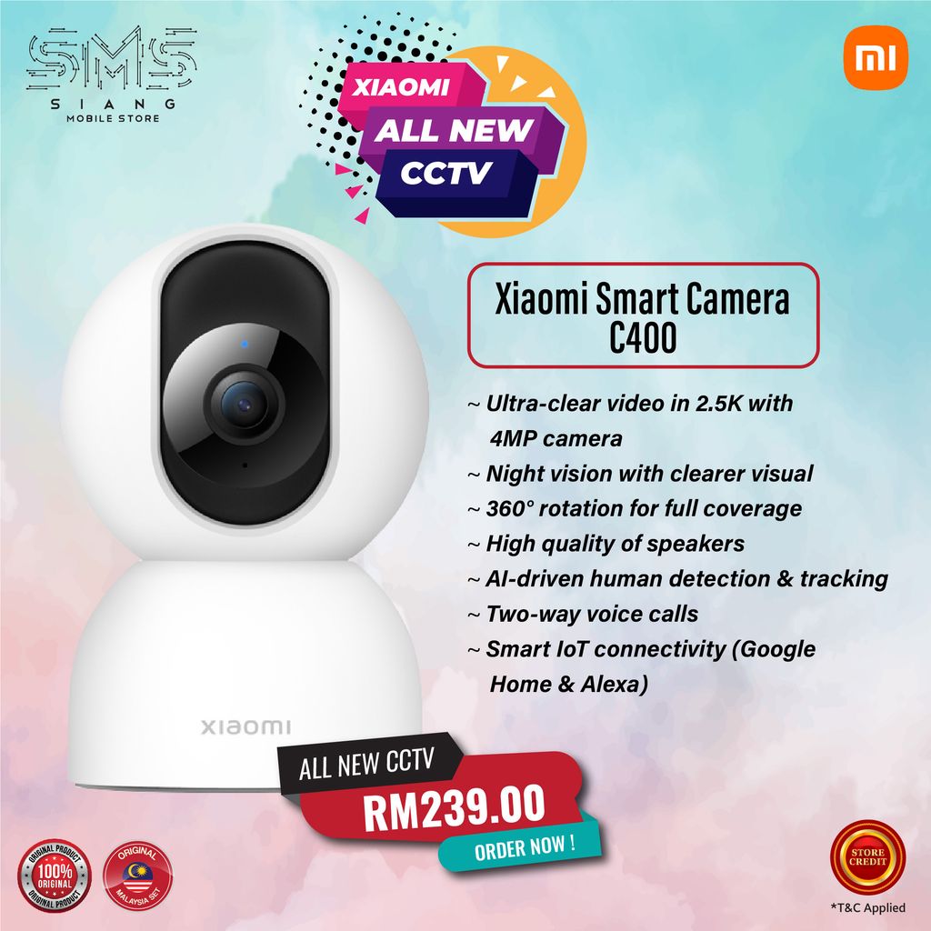 CCTV - Xiaomi Smart Camera C400