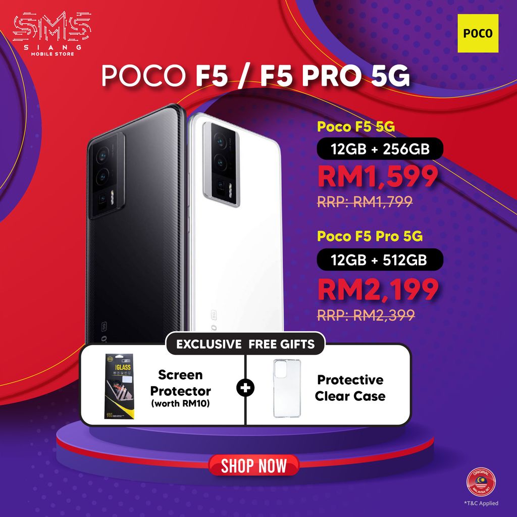 Smartphone Poco F5 Pro 5G 12GB/512GB Black