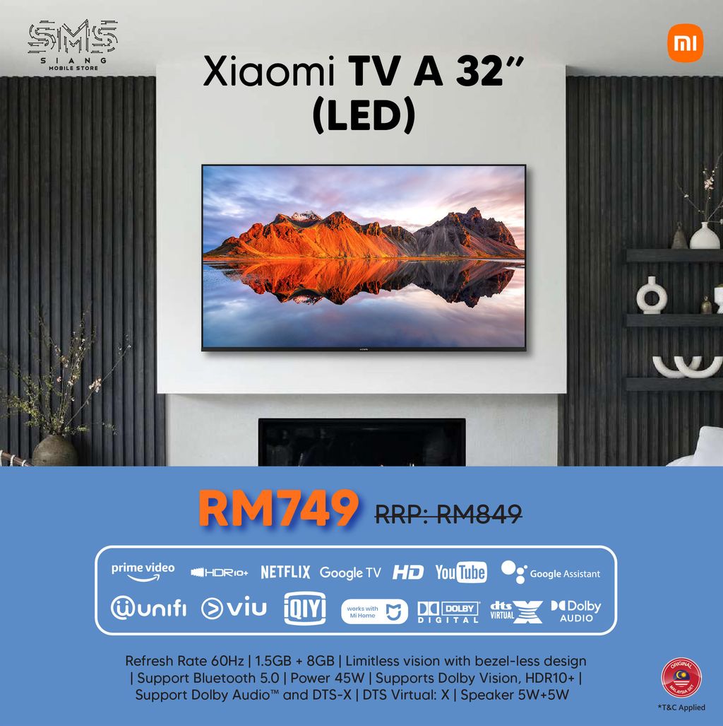 TV A Series - SPECS 32-inci