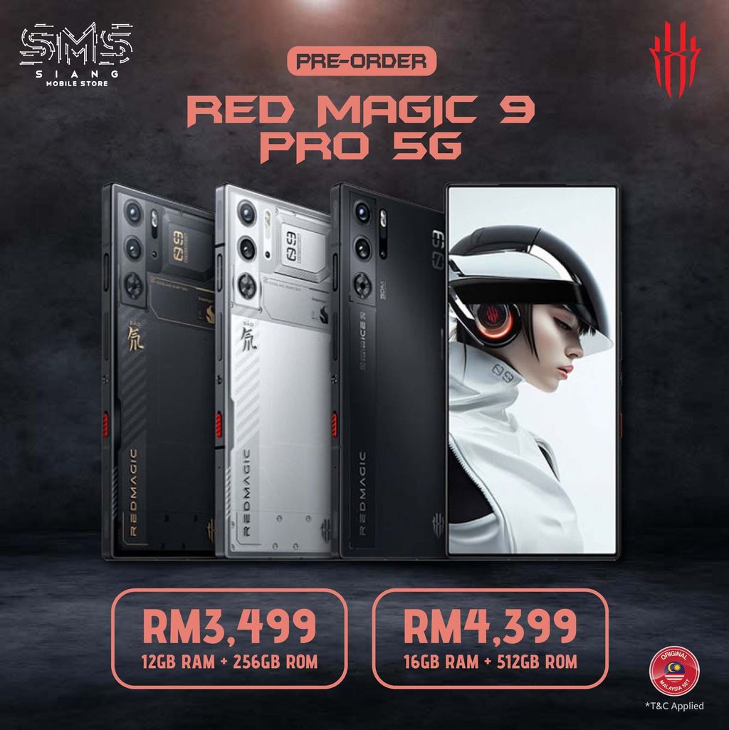 Redmagic 9 Pro Relaunches With Lower Price Tag; Starts From RM3,499 