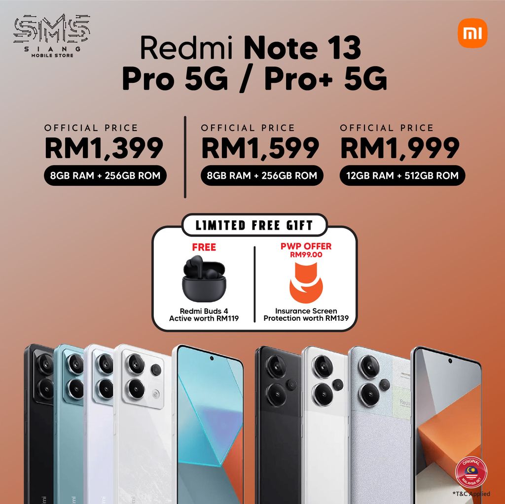 Redmi Note 13 Pro - Pro Plus 5G -OFFICIAL