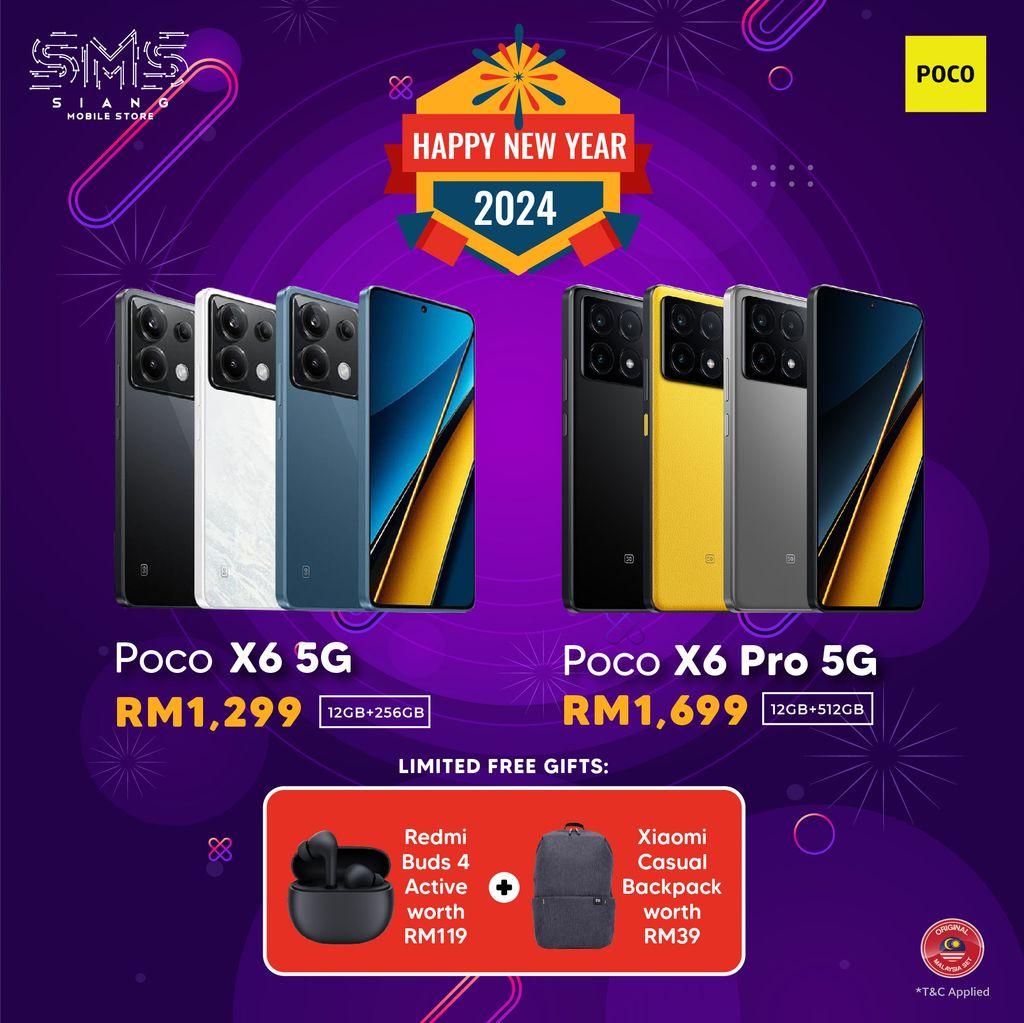 NEW YEAR OFFER - POCO X6 Series