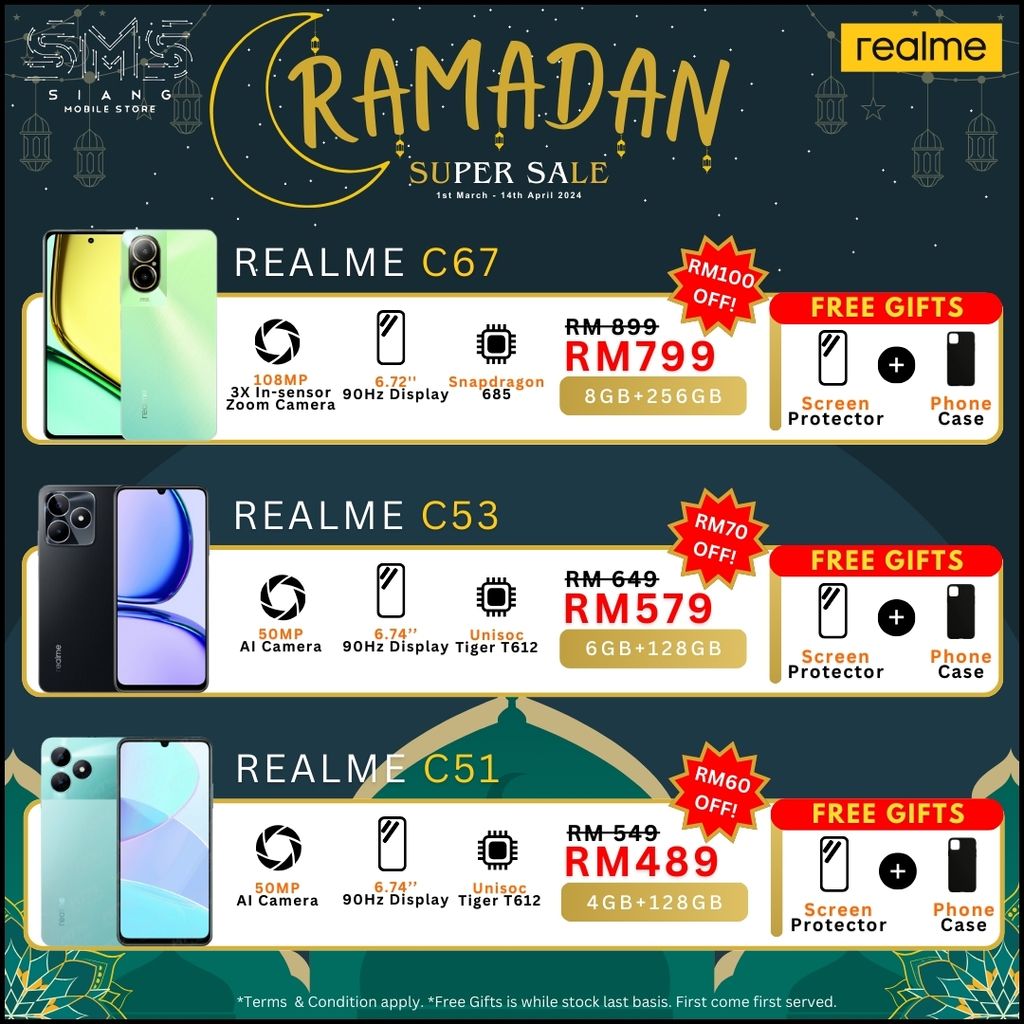 Ramadan Sale 2024 (Realme C51,C53,C67) poster