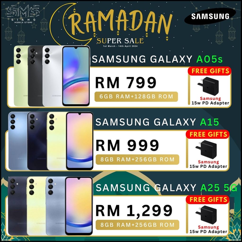 Ramadan Sale 2024 (Samsung Galaxy A05s, A15, A25 5G) poster