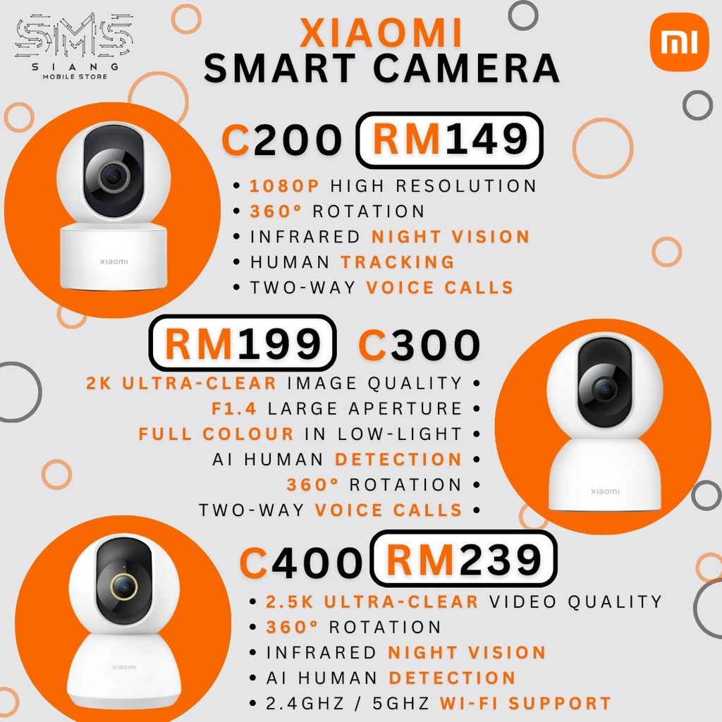 Xiaomi Smart Camera C200, C300, C400 poster