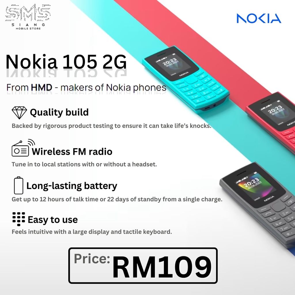 Nokia 105 2G poster