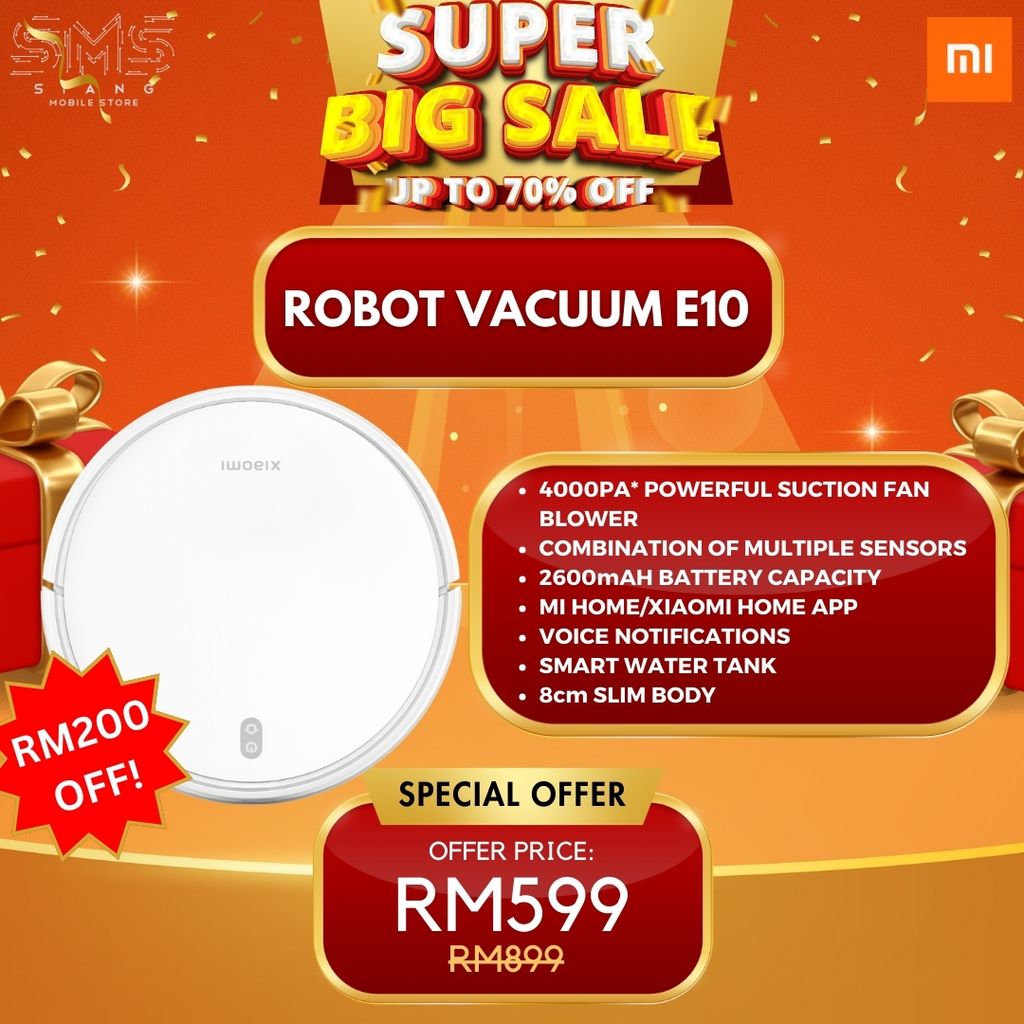 Xiaomi Robot Vacuum E10 SPECIAL OFFER spec
