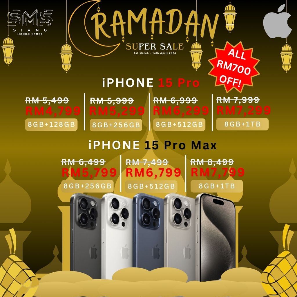 Ramadan Sale 2024 (Iphone 15 series) (May2024)