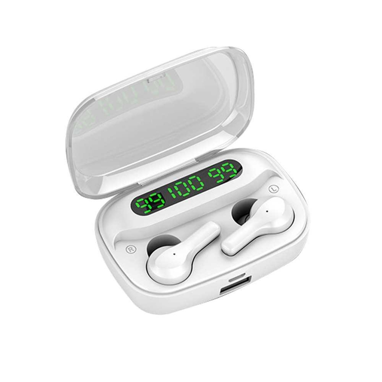 Wireless Earbuds With LED Display
