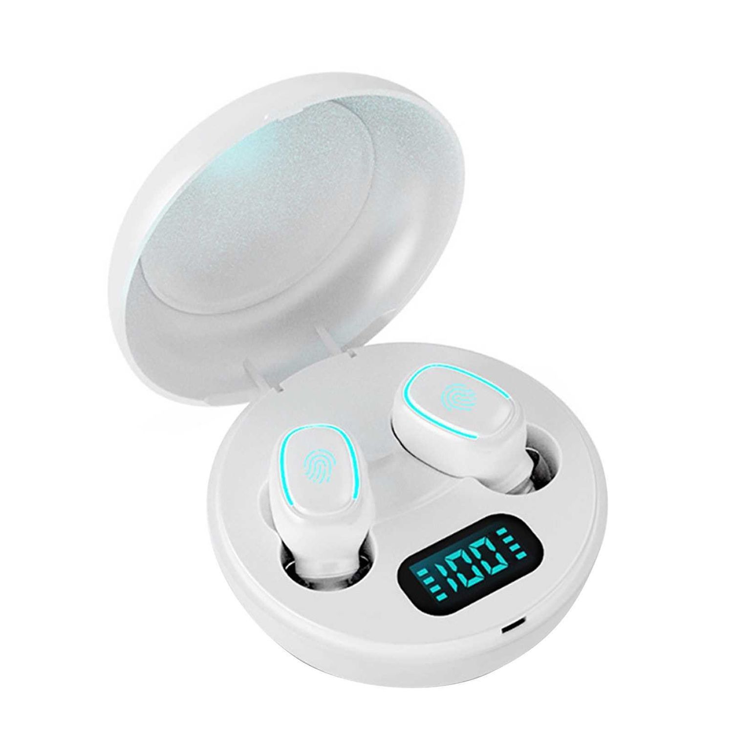 Wireless Earbuds With LED Display