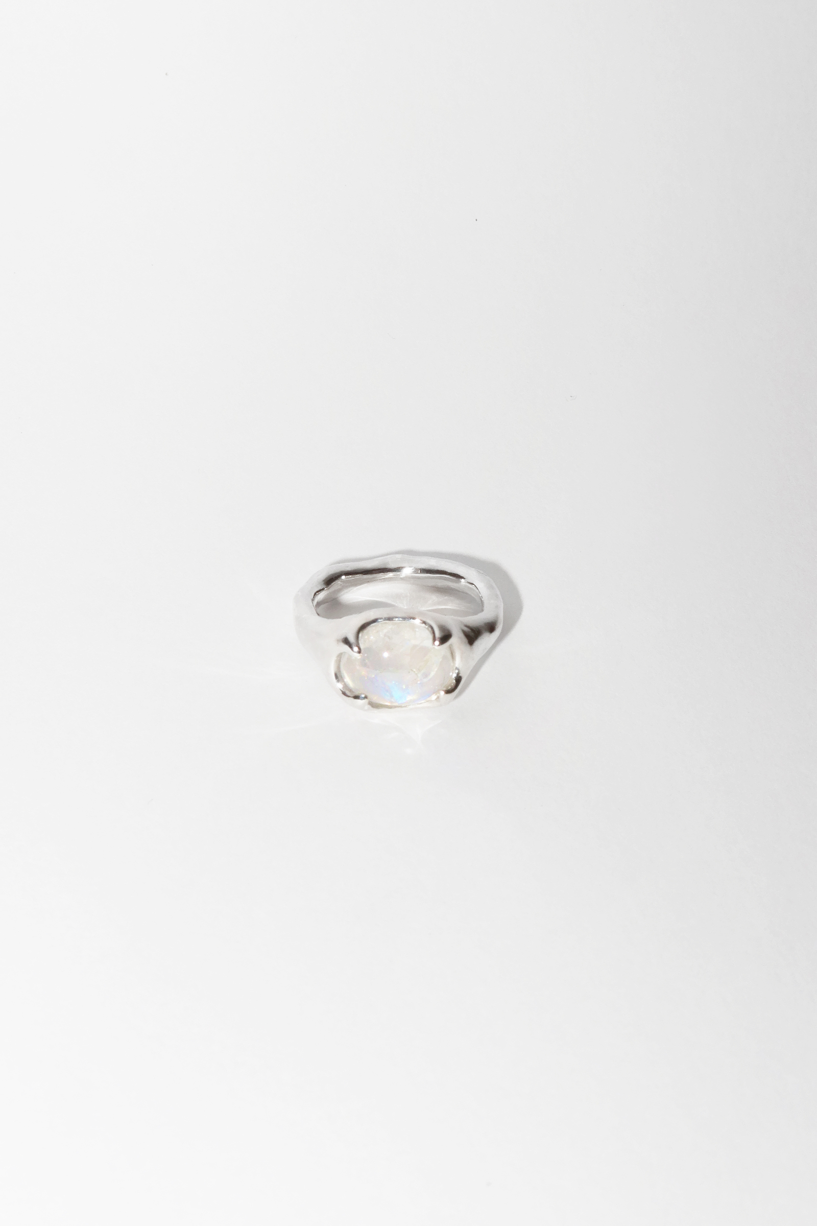 8x10mm 月光石戒指1
