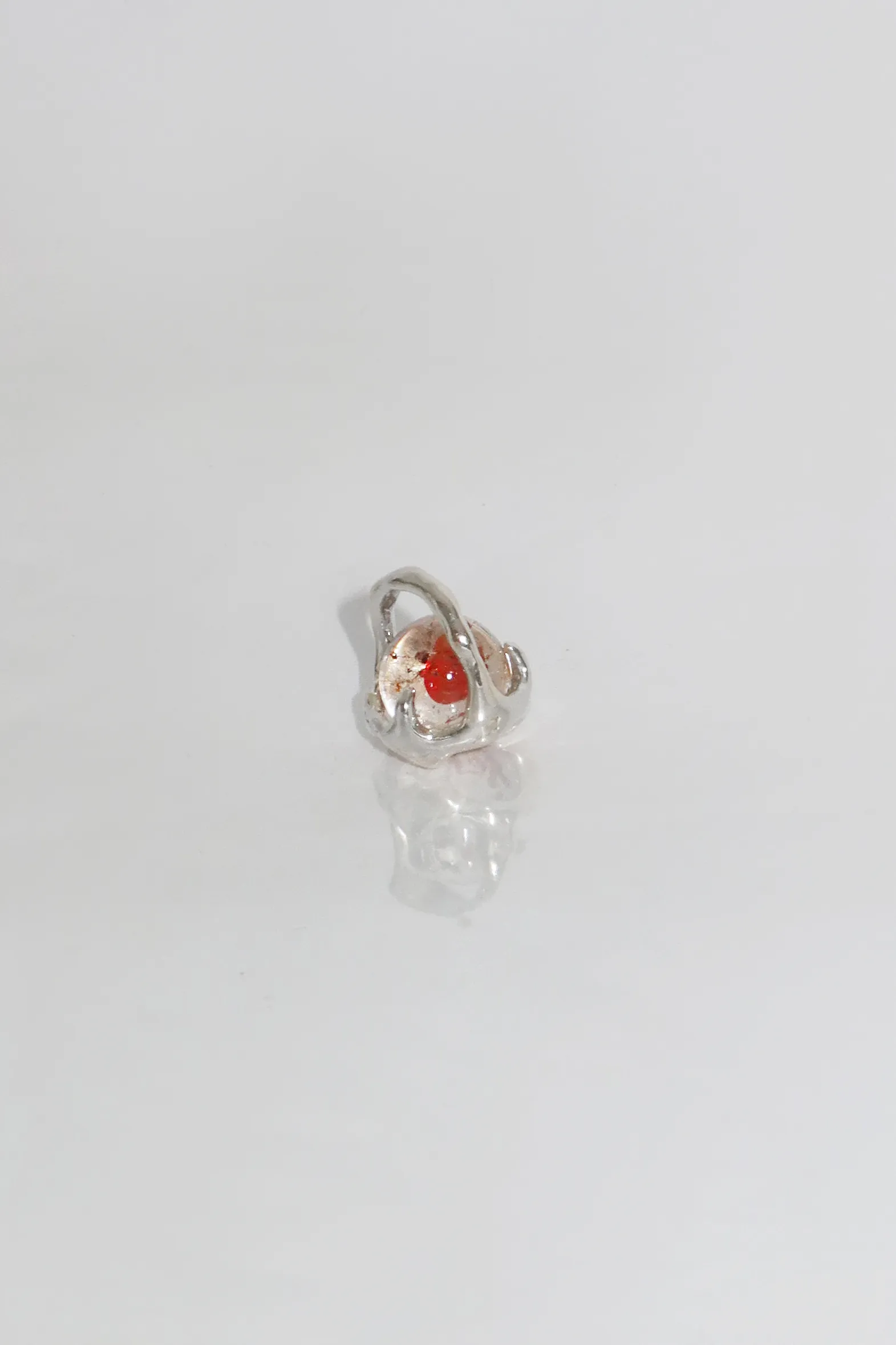 fire quartz pendant
