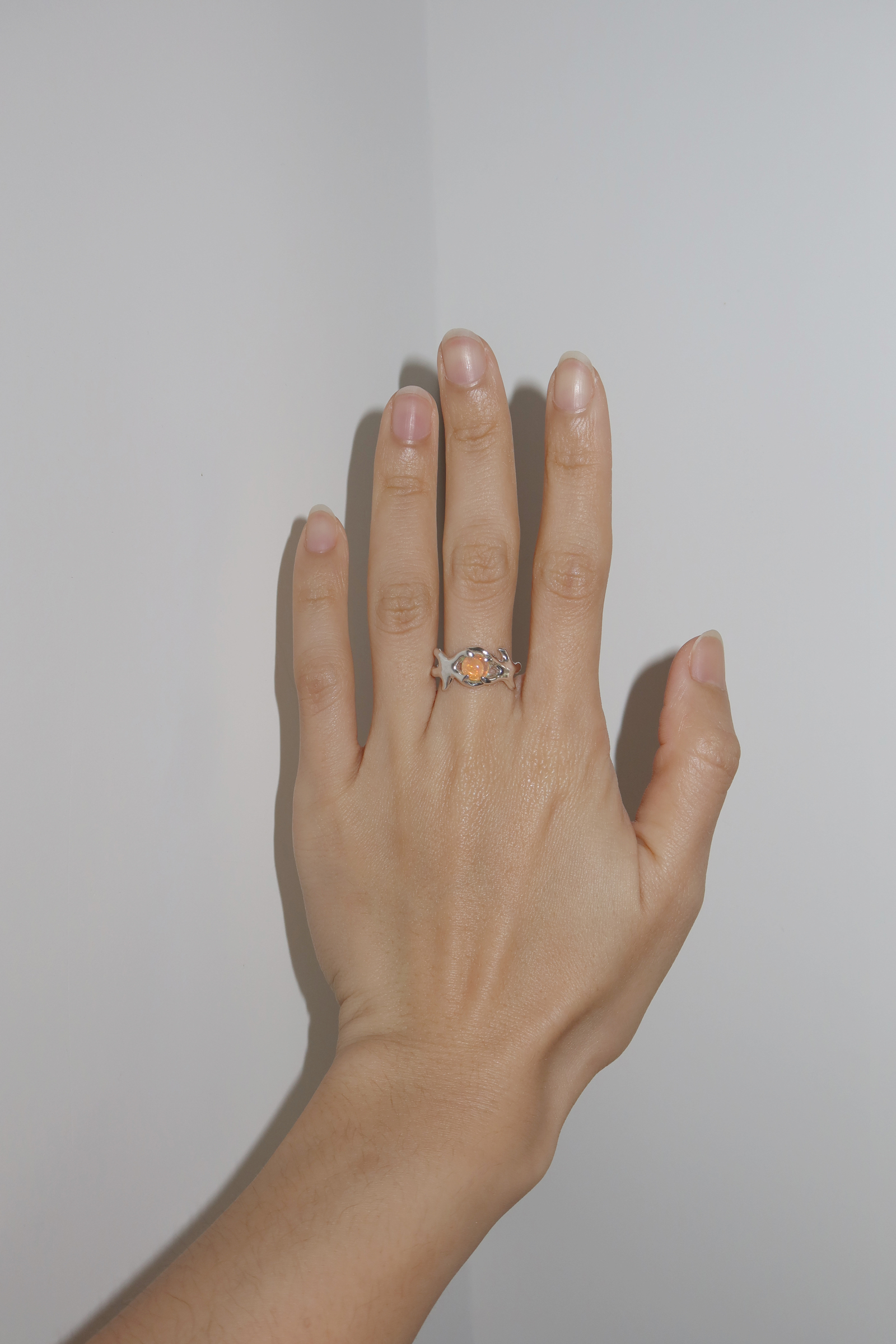 double stars opal ring