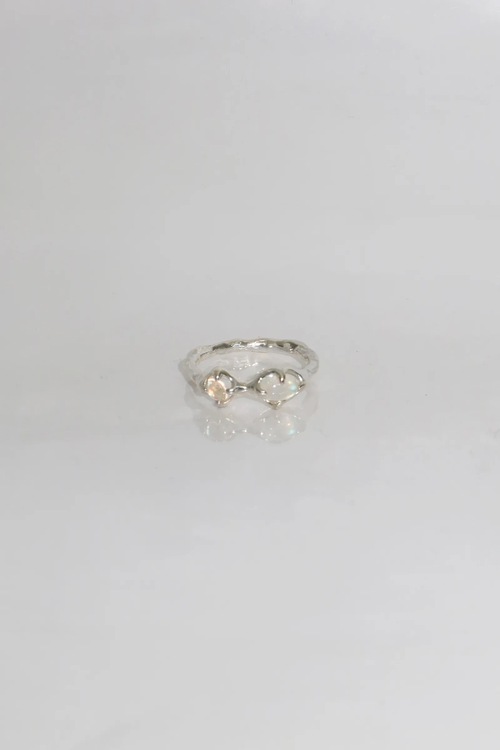 double moonstone organic ring1