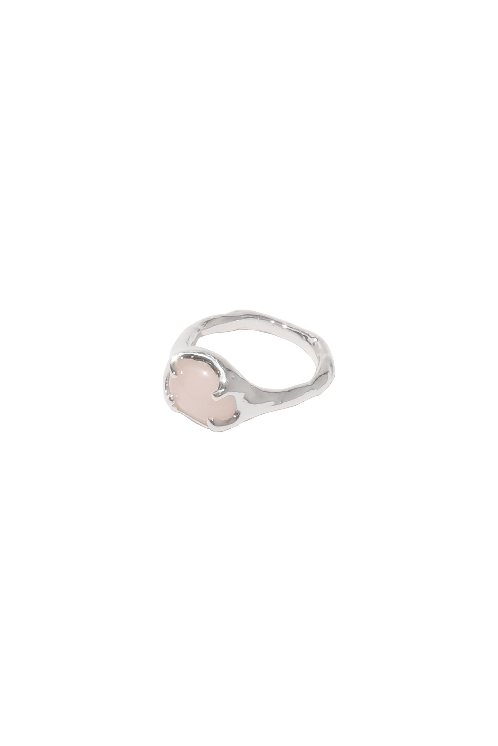 Rose Quartz Organic Ring jpg