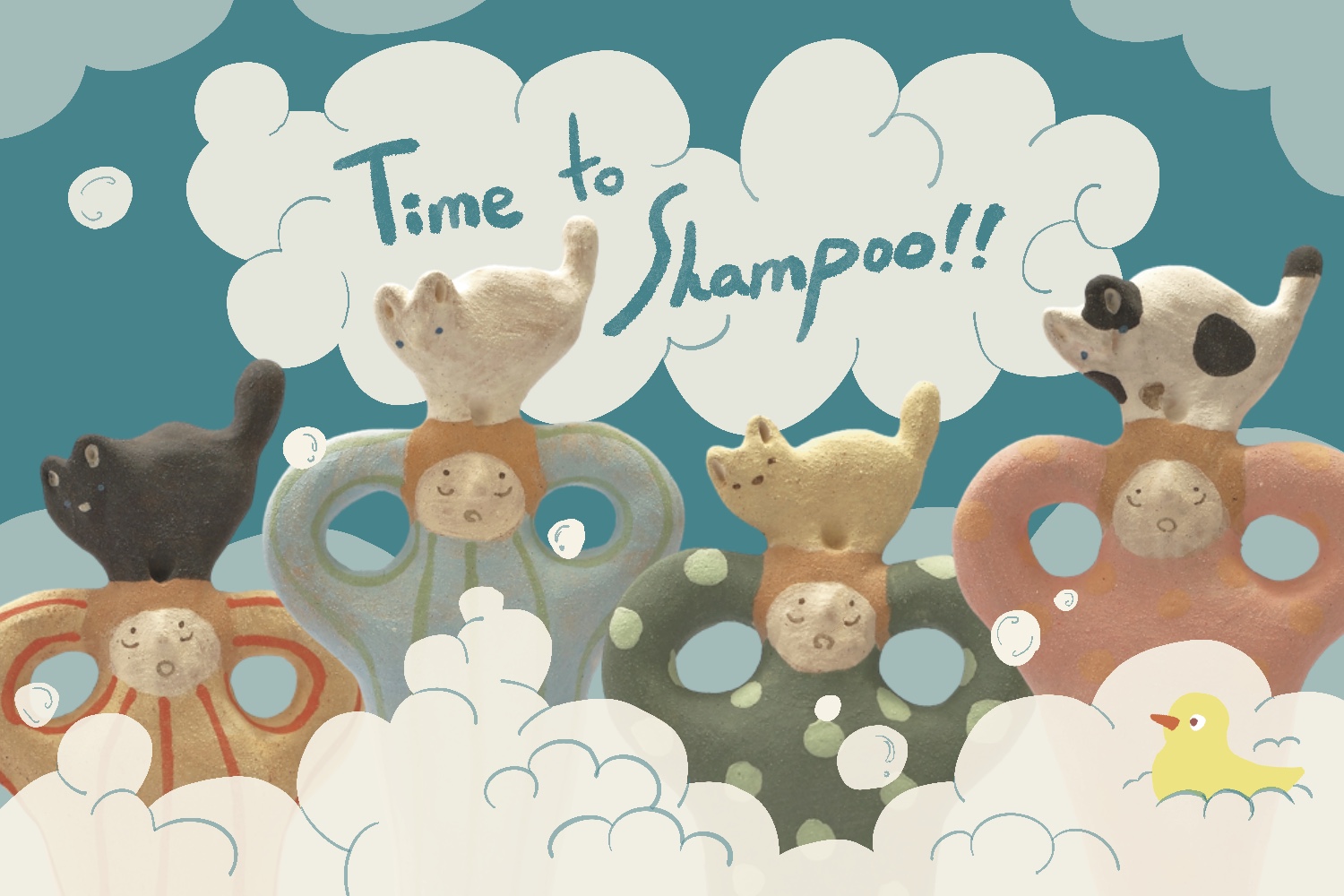 Time to Shampoo !! | 烏光物作