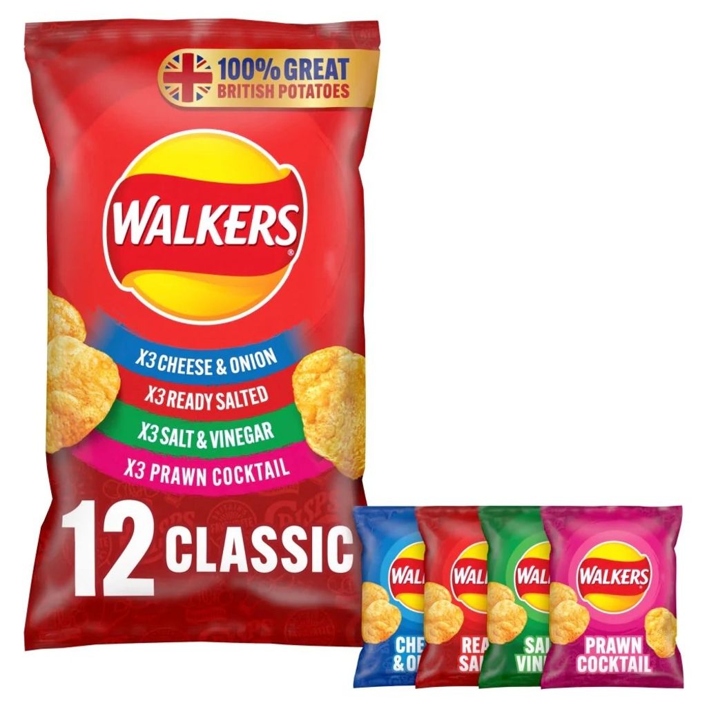 WalkersClassicVarietyCrisps12x25g copy