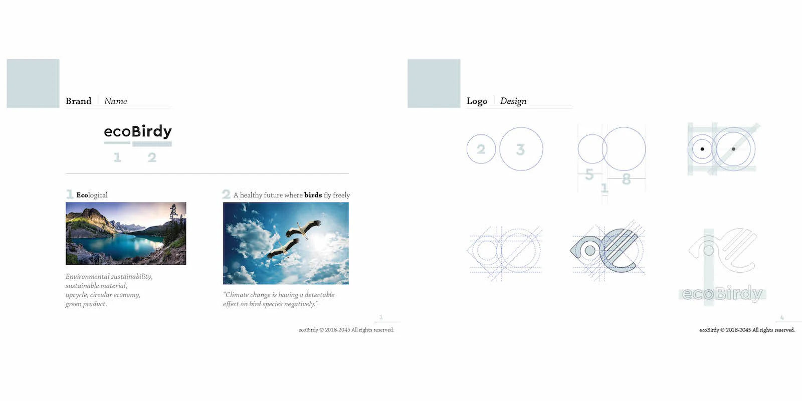 ecoBirdy LOGO設計理念