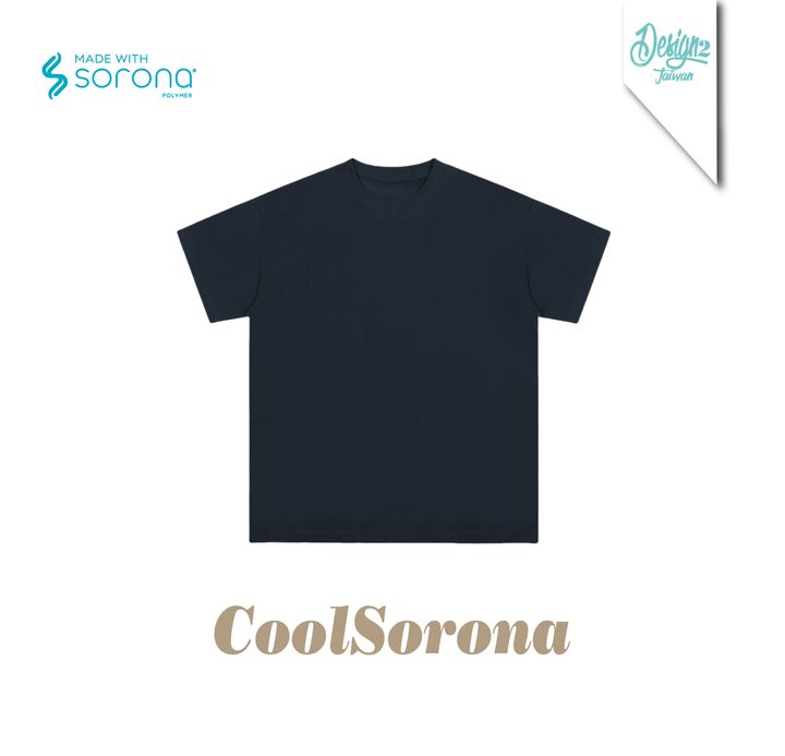 alt="客製化SORONA涼感落肩T恤多色版型示意圖"