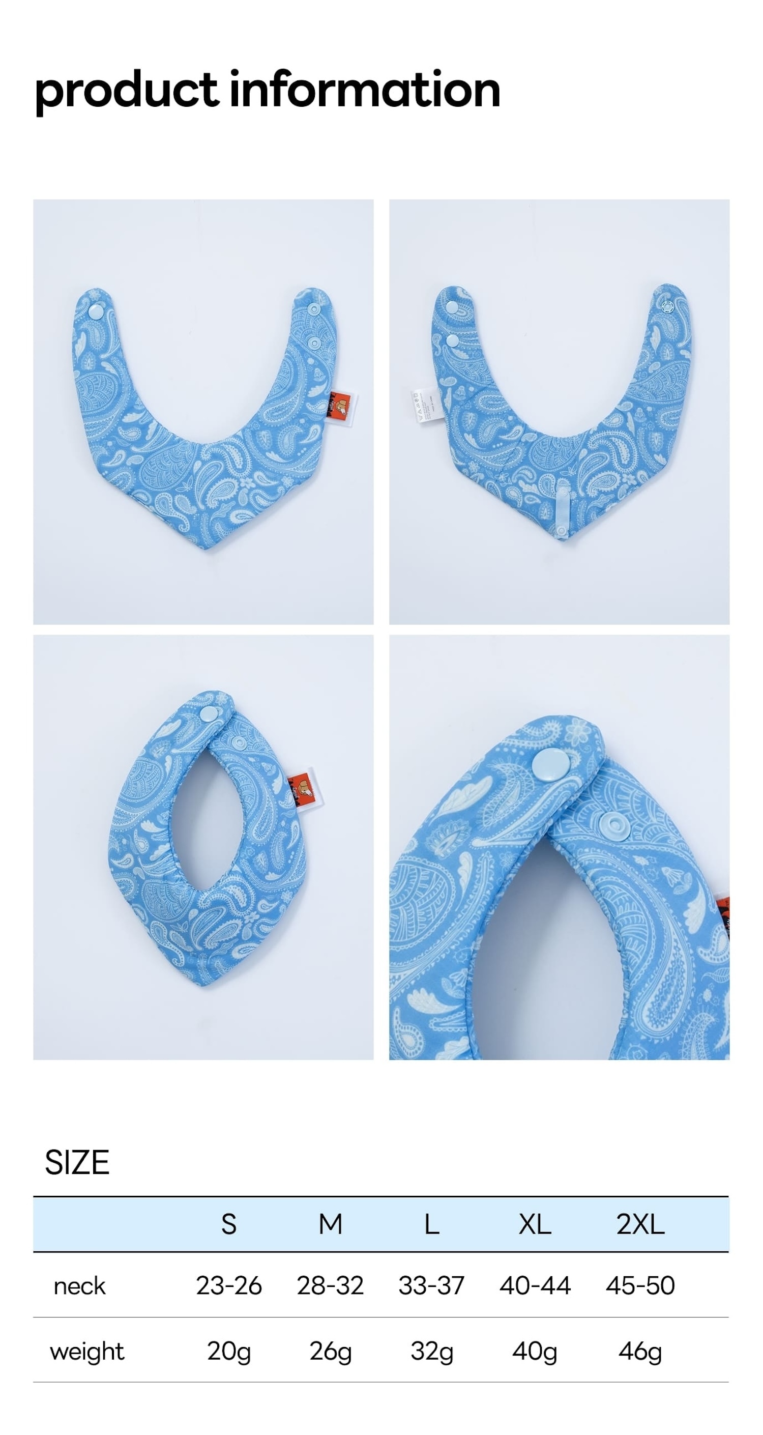 paisley lover cooling bandana(blue)_06 2