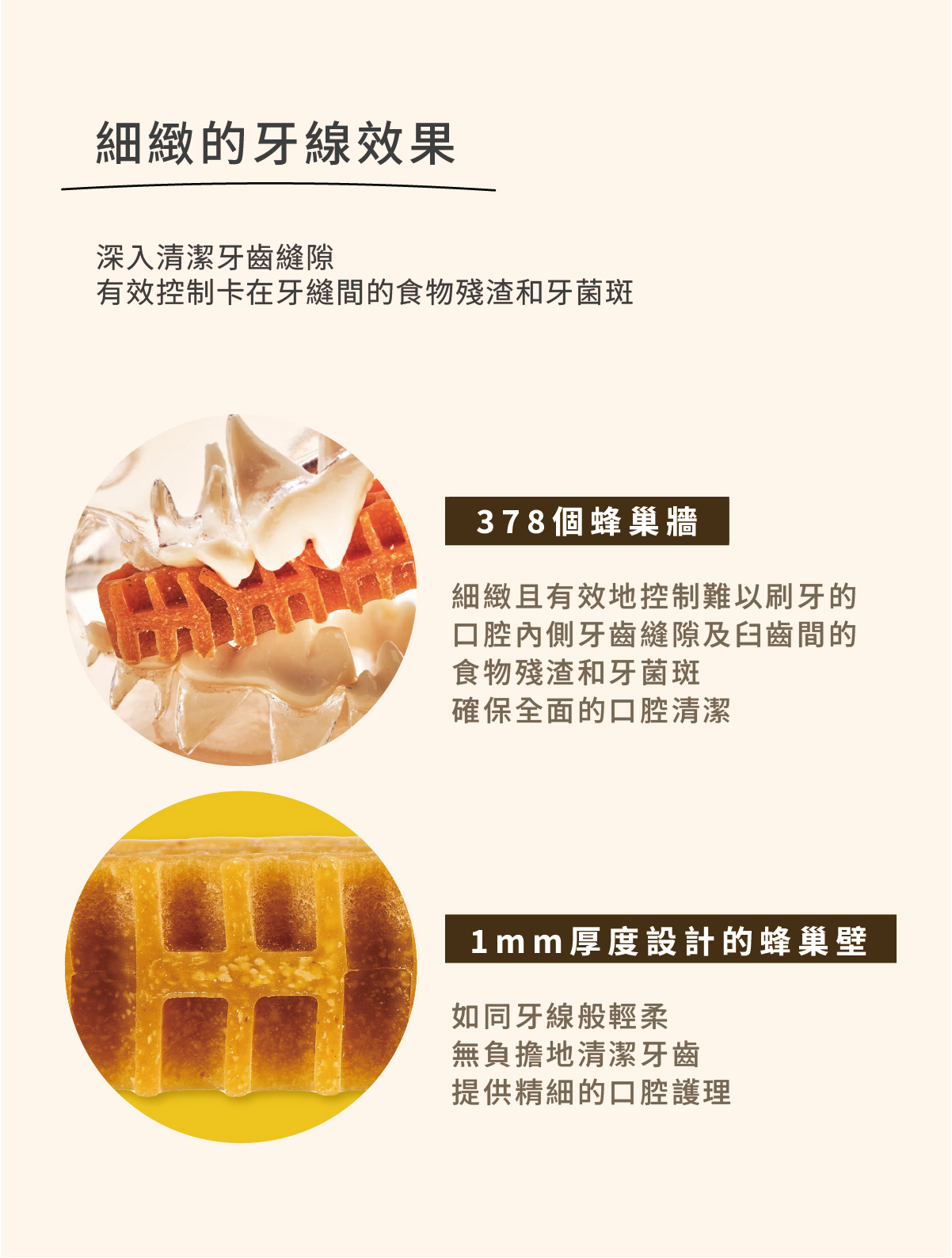 蜂巢六角潔牙骨 蔬菜 18-1