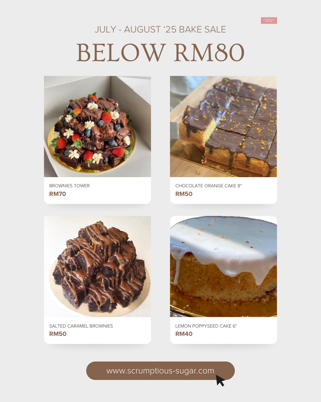 Just below RM80 | Scrumptious Sugar