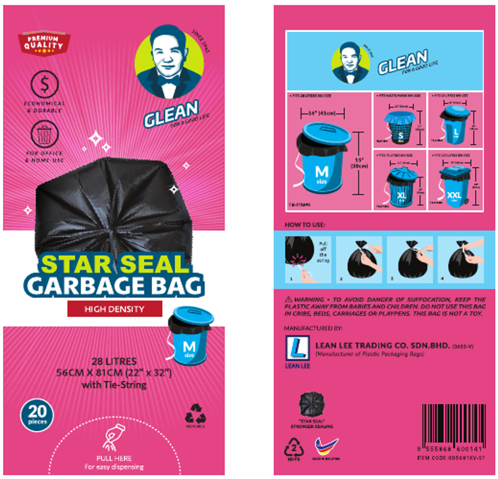 Star Seal XL Garbage Bag – Glean MY