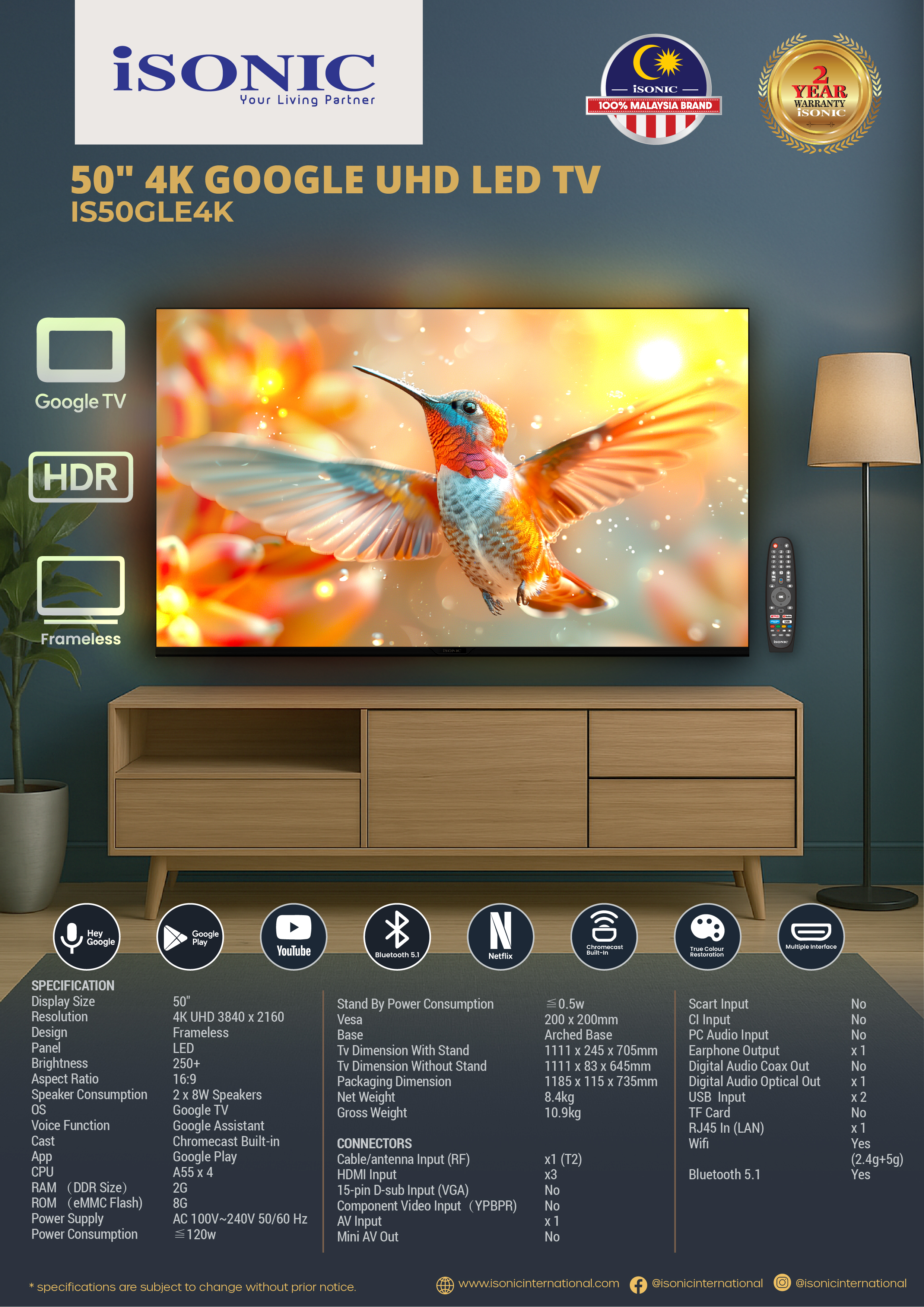 ISONIC IS50GLE4K