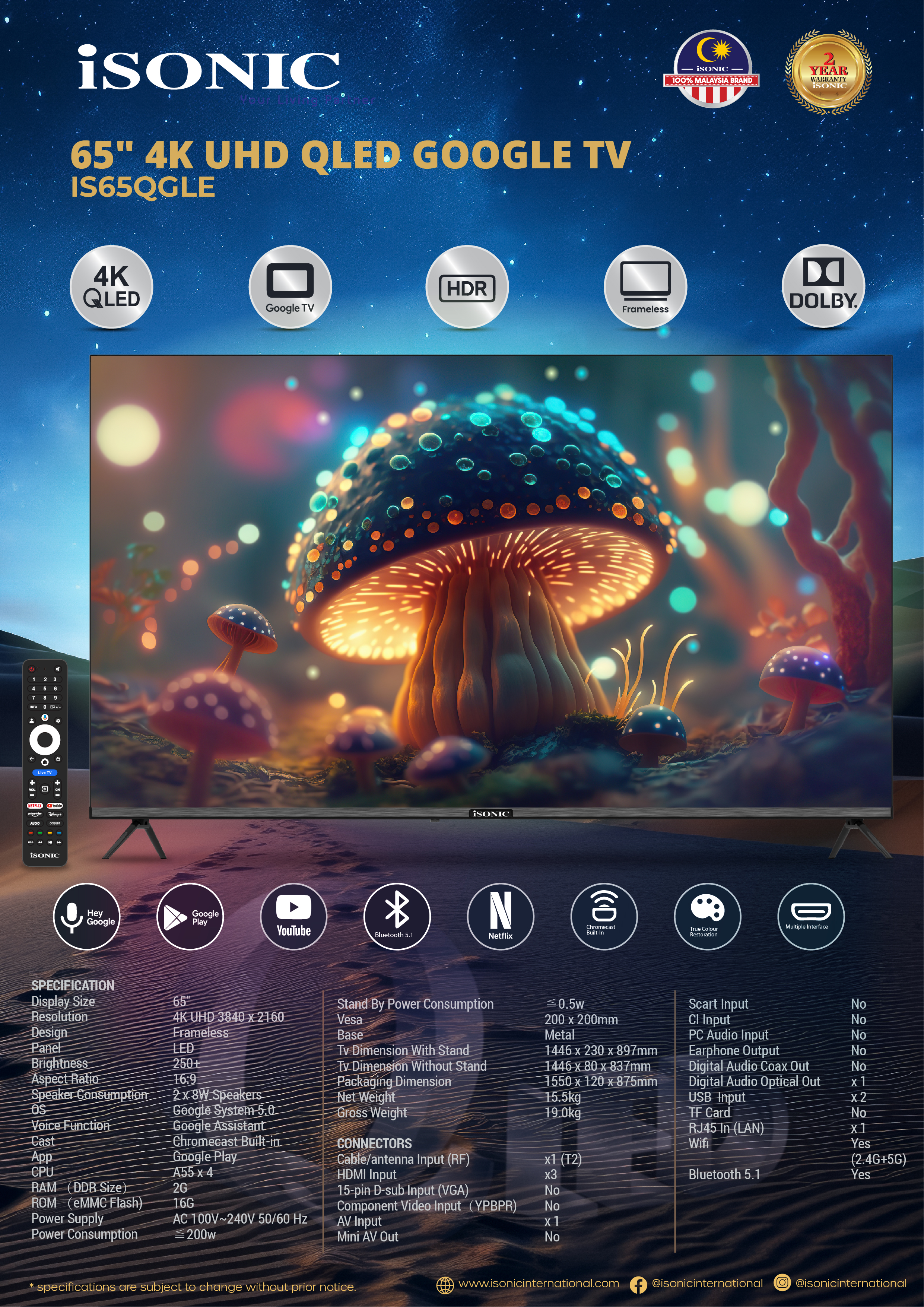 ISONIC IS65QGLE
