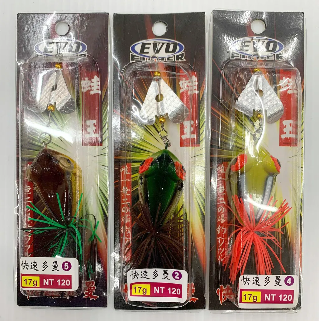 Evo 17g 螺旋片蛙王雷蛙多曼快速多曼雷蛙蛙型假餌路亞假餌 好釣具 Evo 17g 螺旋片蛙王雷蛙多曼快速多曼雷蛙蛙型假餌路亞假餌 好釣具