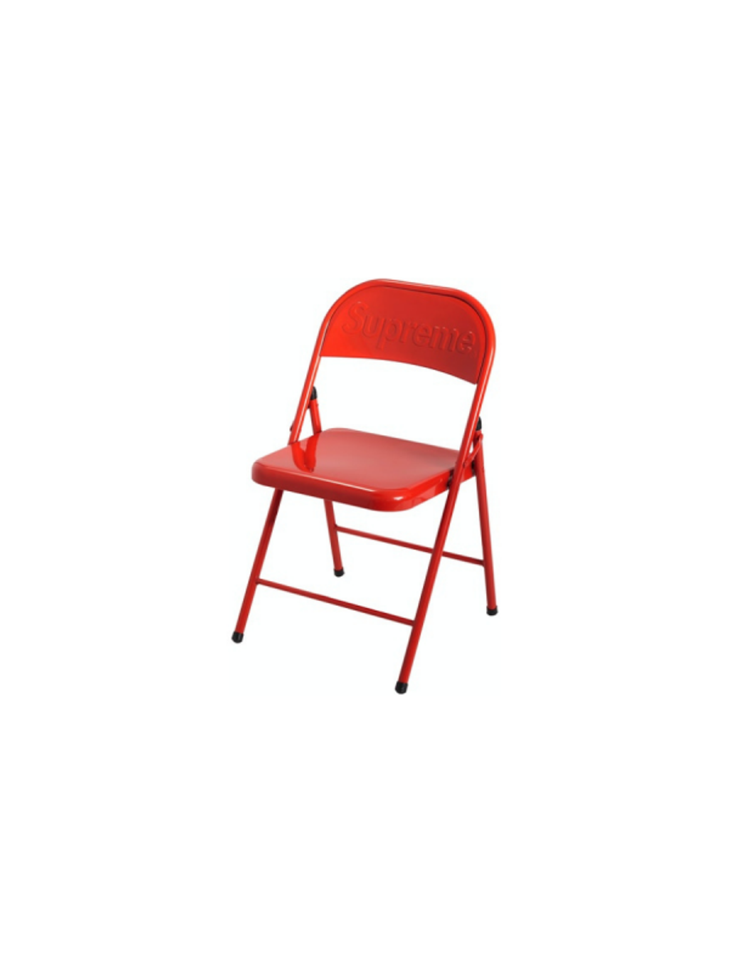 Supreme Metal Folding Chair Red – LIT UP 21