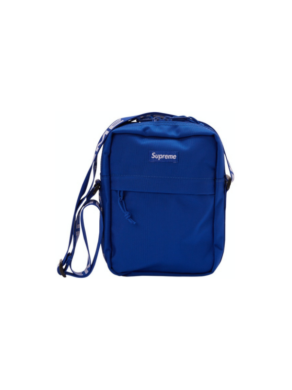 supreme shoulder bag ss18 blue