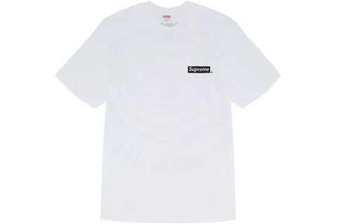 Supreme Spiral Tee White – LIT UP 21