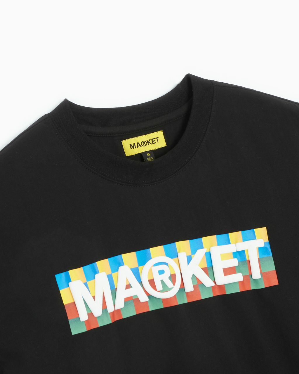 market-checkered-bar-logo-mens-cotton-t-shirt-399001063-blk-1