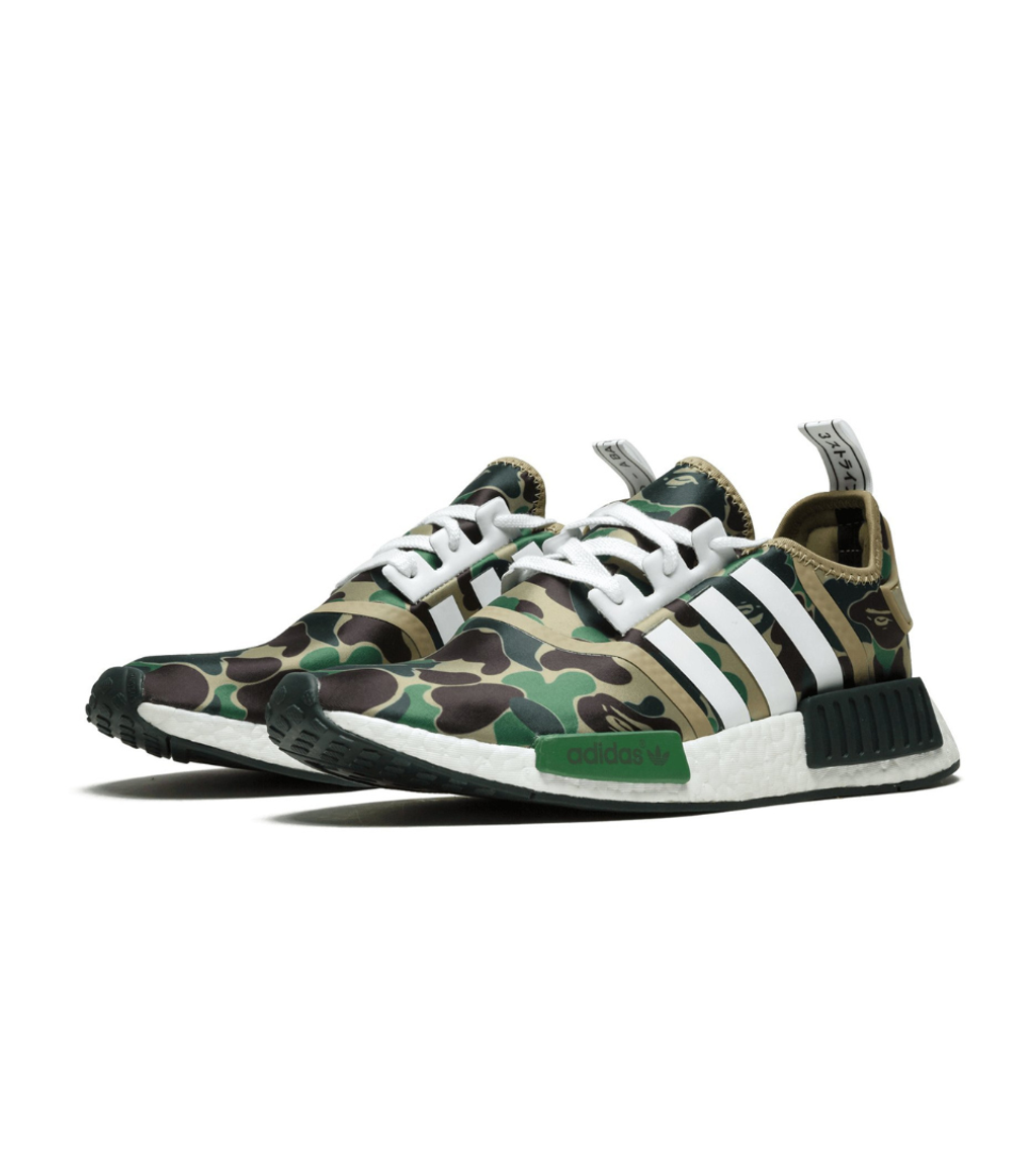 Adidas NMD R1 Bape Olive Camo – LIT UP 21