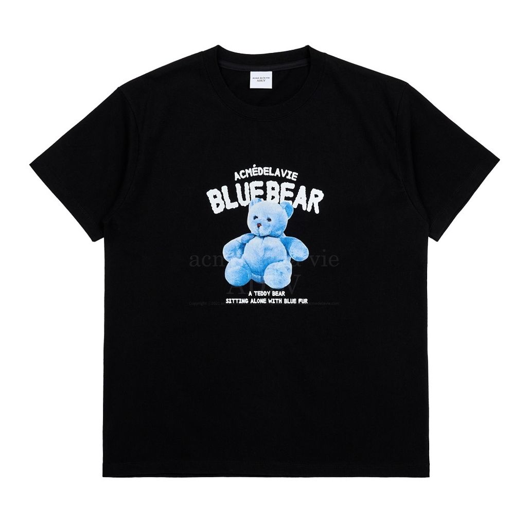 acme-de-la-vie-blue-teddy-bear-short-sleeve-t-shirt-black-01